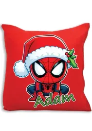czerwona-poduszka-swiateczna-z-nadrukiem-spider-man-swieta-imie-28