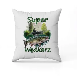 biala-poduszka-swiateczna-z-nadrukiem-prezent-super-wedkarz-imie-7