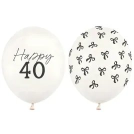 balony-40-urodziny-kokardki-biale-partydeco-12-50-szt