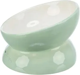 miska-ceramiczna-podwyzszona-dla-kota-wode-karme-trixie-015l-13cm-zielona