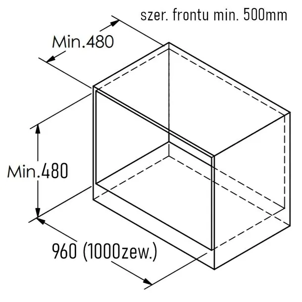 cargo-magic-corner-przesuwny-1000-chrom-l-p-stan-nowy