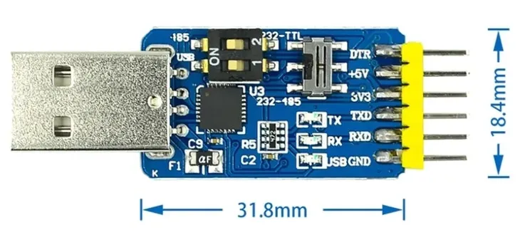 cp2102-usb-ttl-6w1-stan-nowy
