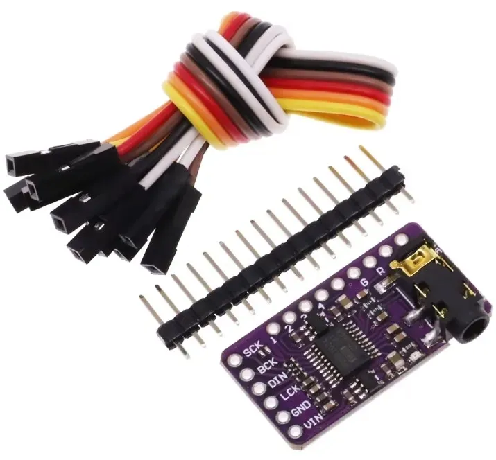 modul-dac-dekoder-pcm-i2s-audio-pcm5102a-rpi-przewody-stan-nowy