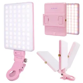 lampa-led-klips-skladana-selfie-telefon-zdjec-makijazu-kosmetyczna-rzes-roz