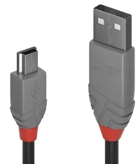 kabel-usb-2-0-typ-a-mini-b-lindy-36723-2m-anthra