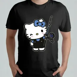 czarna-koszulka-z-nadrukiem-meska-smieszna-t-shirt-hello-kitty-wedkarz
