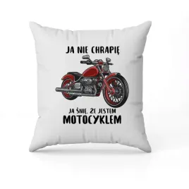 biala-poduszka-swiateczna-z-nadrukiem-przent-dla-motocyklisty-imie