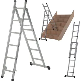 werner-7101318-drabina-rozstawna-przystawna-schodowa-3w1-11-st-150kg-242cm