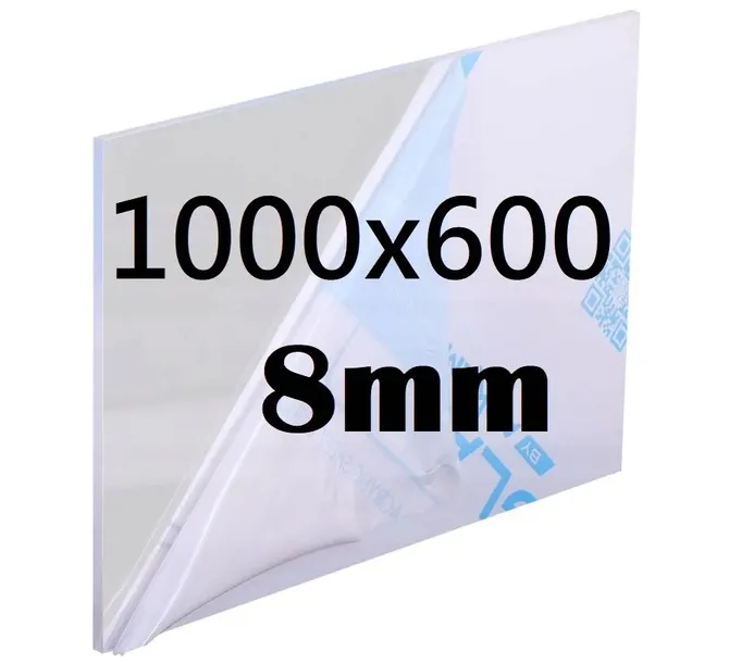 PLEKSI / PLEXI / PLEKSA / PLEXA na wymiar 100 cm x 60 cm x 8mm