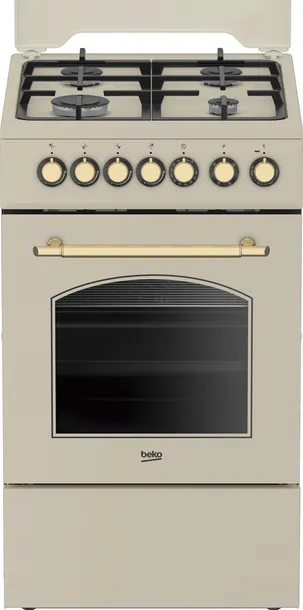 Kuchnia gazowo-elektryczna Beko FSE52135DCRSN Retro 60l Termoobieg DYSTR.PL