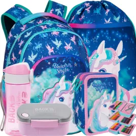 coolpack-plecak-szkolny-dla-dziewczynki-zestaw-piornik-worek-jednorozec-5w1