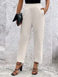 shein-kremowe-materialowe-spodnie-z-wysokim-stanem-xl-46192