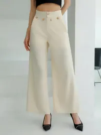 shein-bezowe-eleganckie-spodnie-z-ozdobnymi-guzikami-s-01322