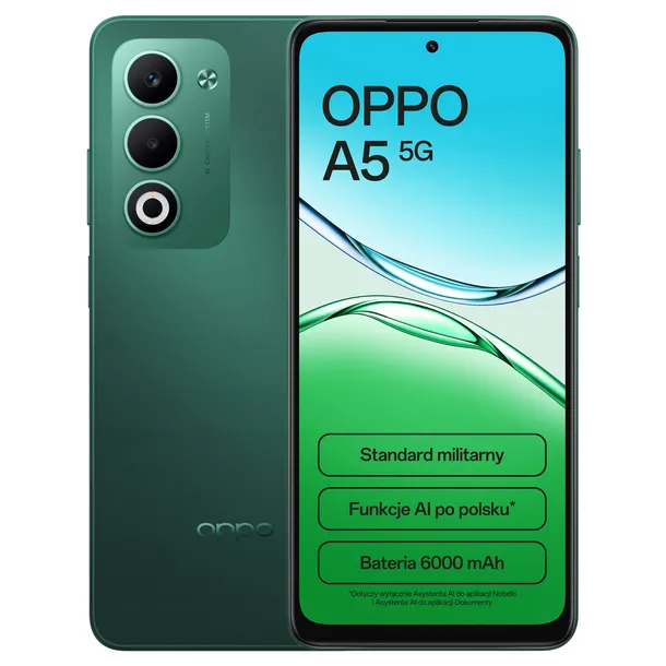 Smartfon Oppo A5 4 Gb 128 Gb 5G zielony