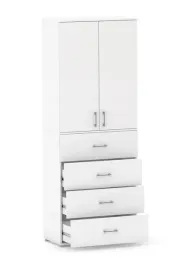 regal-szafa-pola-215-4s3p2d-4-szuflady-bialy-215-x-50-x-40-cm