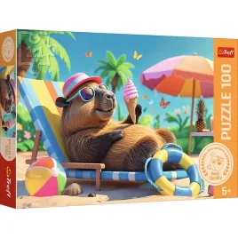 puzzle-100-el-relaks-w-stylu-kapibary-trefl