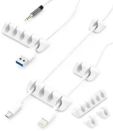 5x-uchwyt-do-kabli-wielofunkcyjny-samoprzylepny-organizer-bialy