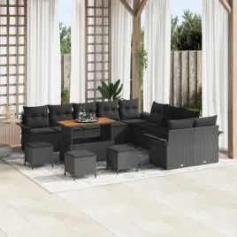zestaw-14-czesciowy-sofa-ogrodowa-z-poduszkami-czarny-polirattan-akacja-2-