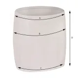 spodniczka-mini-biala-xxl-stan-nowy