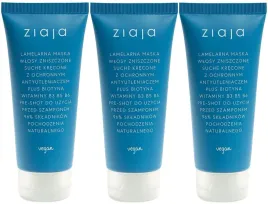 ziaja-lamelarna-maska-wlosy-zniszczone-suche-krecone-100ml-ziaja-3-sztuki