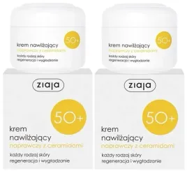 2-x-ziaja-krem-nawilzajacy-naprawczy-z-ceramidami-50-50ml-odzywienie