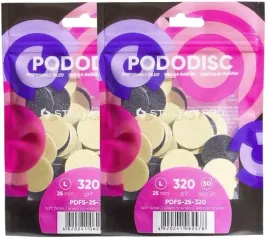 2-x-staleks-wymienne-pilniki-biale-do-dysku-pododisc-l-320-grit-50-sztuk