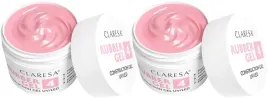 2-x-claresa-zel-budujacy-rubber-gel-4-12g-sredni-malinowy-roz-tiksotropia