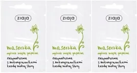 3-x-ziaja-ogorek-mieta-maseczka-enzymatyczna-saszetka-7ml-papaina-ukojenie