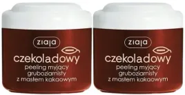 2-x-ziaja-czekoladowy-peeling-myjacy-gruboziarnisty-200ml-maslo-kakaowe