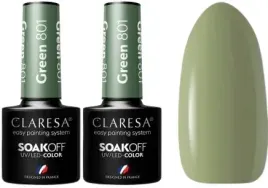 2-sztuki-lakier-hybrydowy-green-801-claresa-zgnila-zielen-wysoka-trwalosc