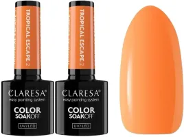 2-sztuki-lakier-hybrydowy-tropical-escape-2-5g-claresa-pomaranczowy-kolor