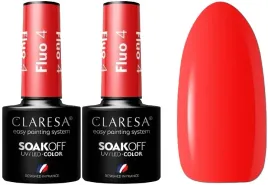 2-x-claresa-lakier-hybrydowy-fluo-4-5g-jaskrawa-czerwien-latwa-aplikacja