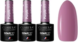 3-x-claresa-lakier-hybrydowy-purple-613-5g-pudrowy-roz-wysoka-trwalosc
