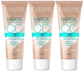 3-x-eveline-fluid-magical-cc-51-naturalny-30ml-dla-kazdego-typu-cery-spf15