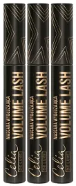 volume-lash-maskara-wydluzajaca-szczoteczka-silikonowa-11ml-celia-3-sztuki