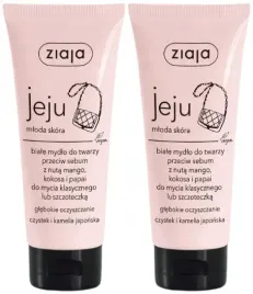 2-sztuki-jeju-biale-mydlo-do-twarzy-75ml-ziaja-niedoskonalosci-mloda-cera