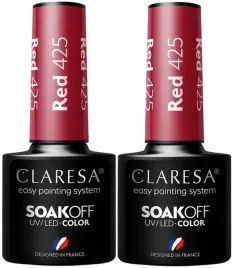 2-x-claresa-lakier-hybrydowy-red-425-5g-gleboka-czerwien-wyjatkowy-blask