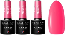 3-sztuki-lakier-hybrydowy-neon-5-5g-claresa-neonowy-roz-idealna-gestosc