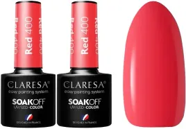 2-x-claresa-lakier-hybrydowy-red-400-5g-czerwien-wpadajaca-w-pomarancz