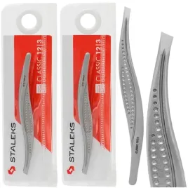 2-x-staleks-peseta-do-brwi-classic-12-type-3-szeroka-skosna-stal-nierdzewna