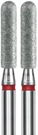 2x-staleks-frez-diamentowy-zaokraglony-walec-czerwony-expert-srednica-25mm