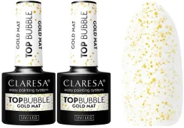 2-x-claresa-top-bubble-gold-matt-no-wipe-matowe-wykonczenie-czarne-drobinki