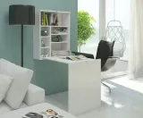 biurko-skladane-wiszace-scienne-hide-bialy-mat-stan-nowy