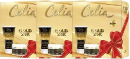 3-x-celia-zestaw-swiateczny-gold-24k-60-witaminy-i-mineraly-cera-dojrzala