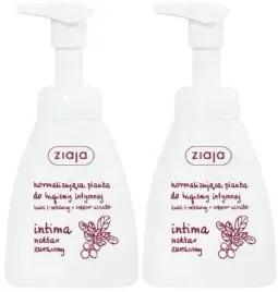2-x-ziaja-intima-normalizujaca-pianka-nektar-zurawiny-250ml-kwas-mlekowy