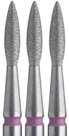frez-diamentowy-plomyk-ostry-czerwony-srednica-21mm-staleks-3-sztuki