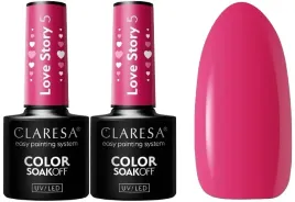 2-sztuki-lakier-hybrydowy-love-story-5-5g-claresa-cukierkowy-roz-blask