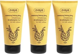 3-sztuki-ananasowy-energetyzujacy-zel-2w1-160ml-ziaja-lagodne-oczyszczanie