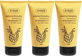 3-x-ziaja-ananasowy-energetyzujacy-zel-2w1-160ml-kofeina-lagodne-mycie