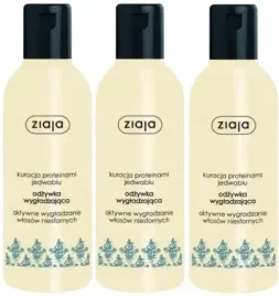 3-sztuki-proteiny-jedwabiu-odzywka-wygladzajaca-200ml-ziaja-polysk-wlosow